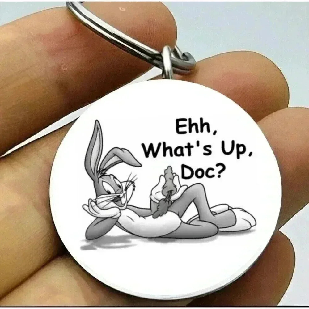 Bunny Hot Funny Cute Movie Laugh Keychain